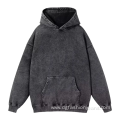 Cotton Oversize Blank Distressed Stone Wash Hoodies